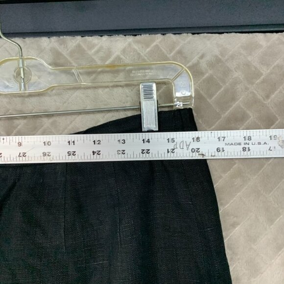 Harve Benard Womens XL Skirt Black Long Pencil Academia Minimalist Lagenlook - Picture 6 of 14